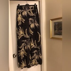eide leg trouser with elastic wais